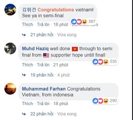 CĐV Châu Á chúc Việt Nam