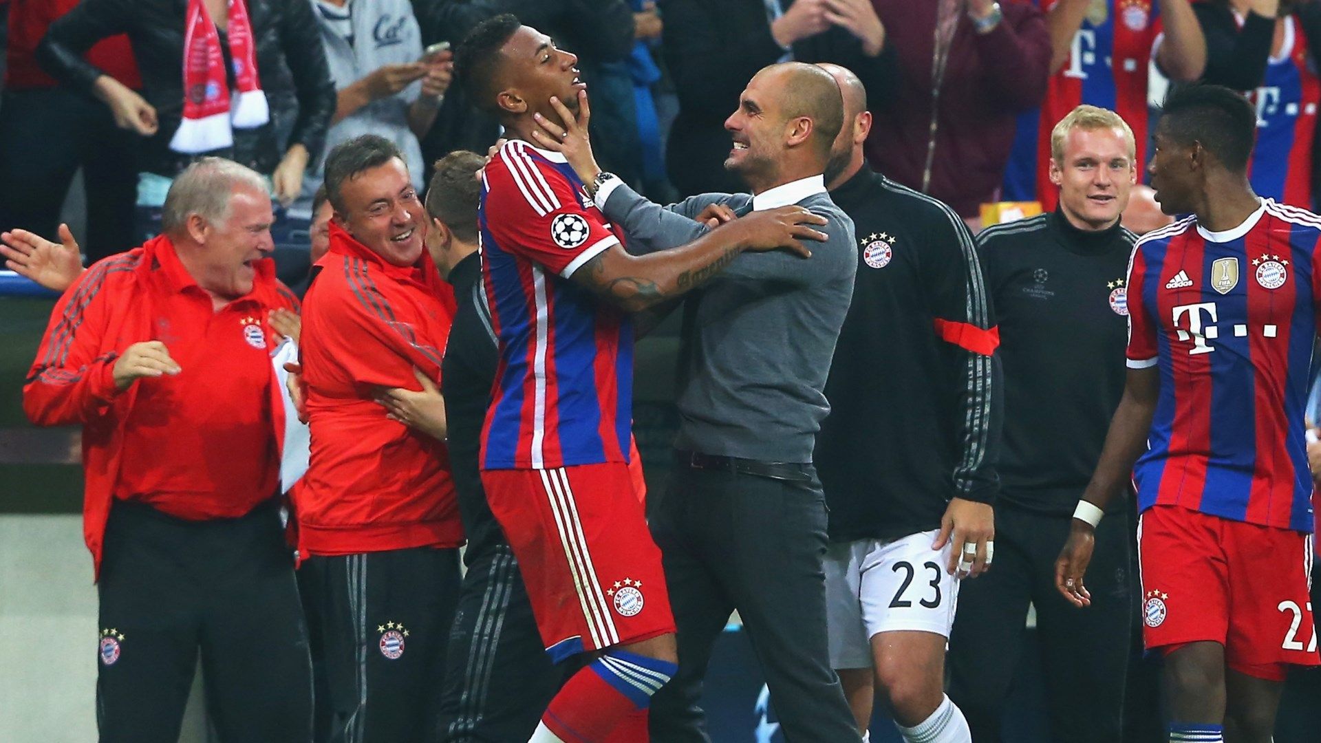 Jerome Boateng Pep Guardiola Bayern Munich 2014-15