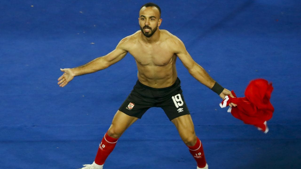 محمد مجدي أفشة الأهلي الزمالك دوري أبطال أفريقيا 2020