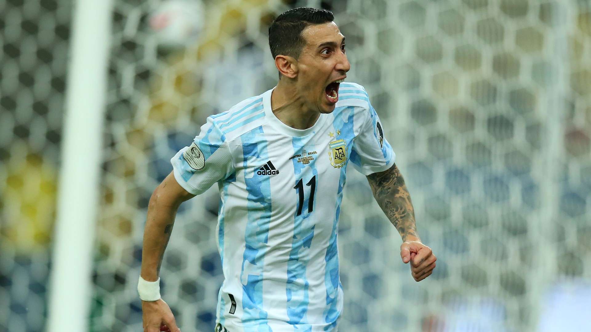 Angel Di Maria Argentina Brazil Copa America Final 10072021