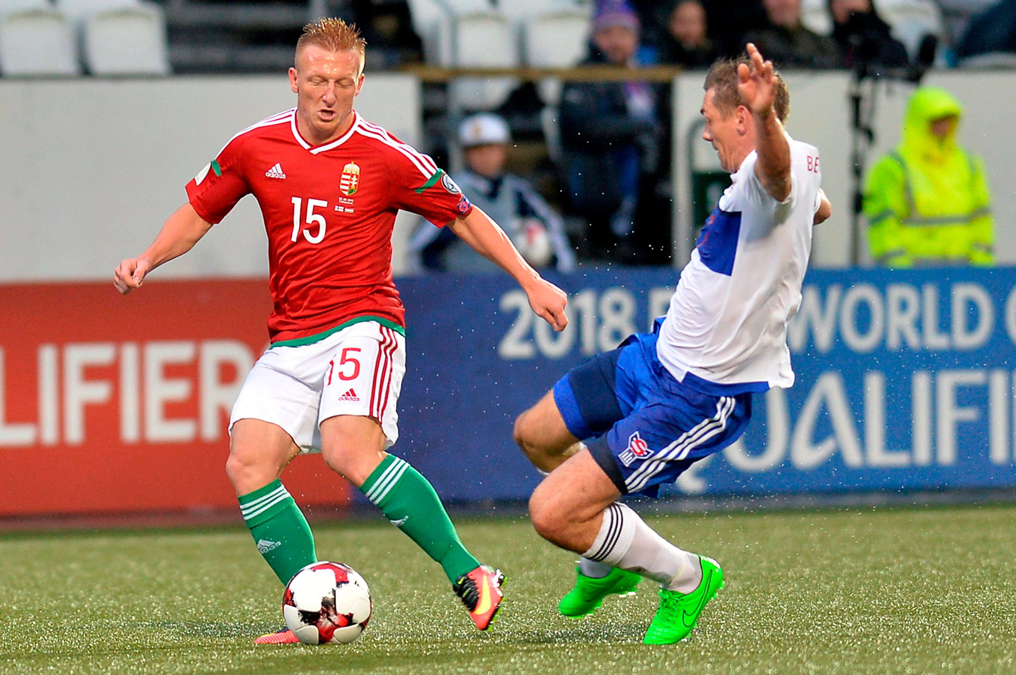 Kleinheisler László at Faroe Islands vs Hungary