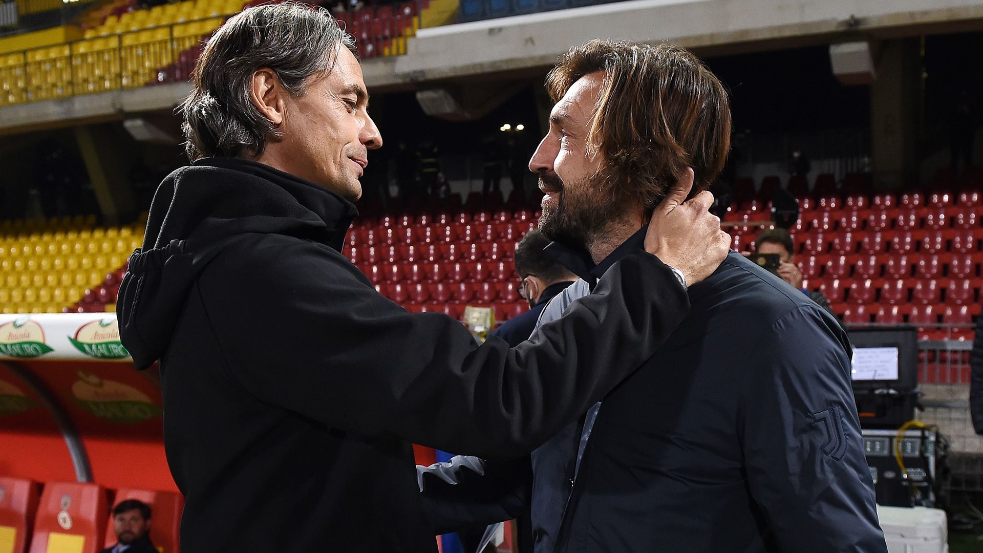 Pippo Inzaghi Andrea Pirlo Benevento Juventus GFX