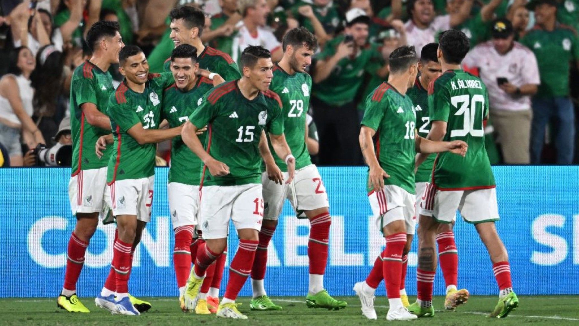Selección mexicana celebración 2022