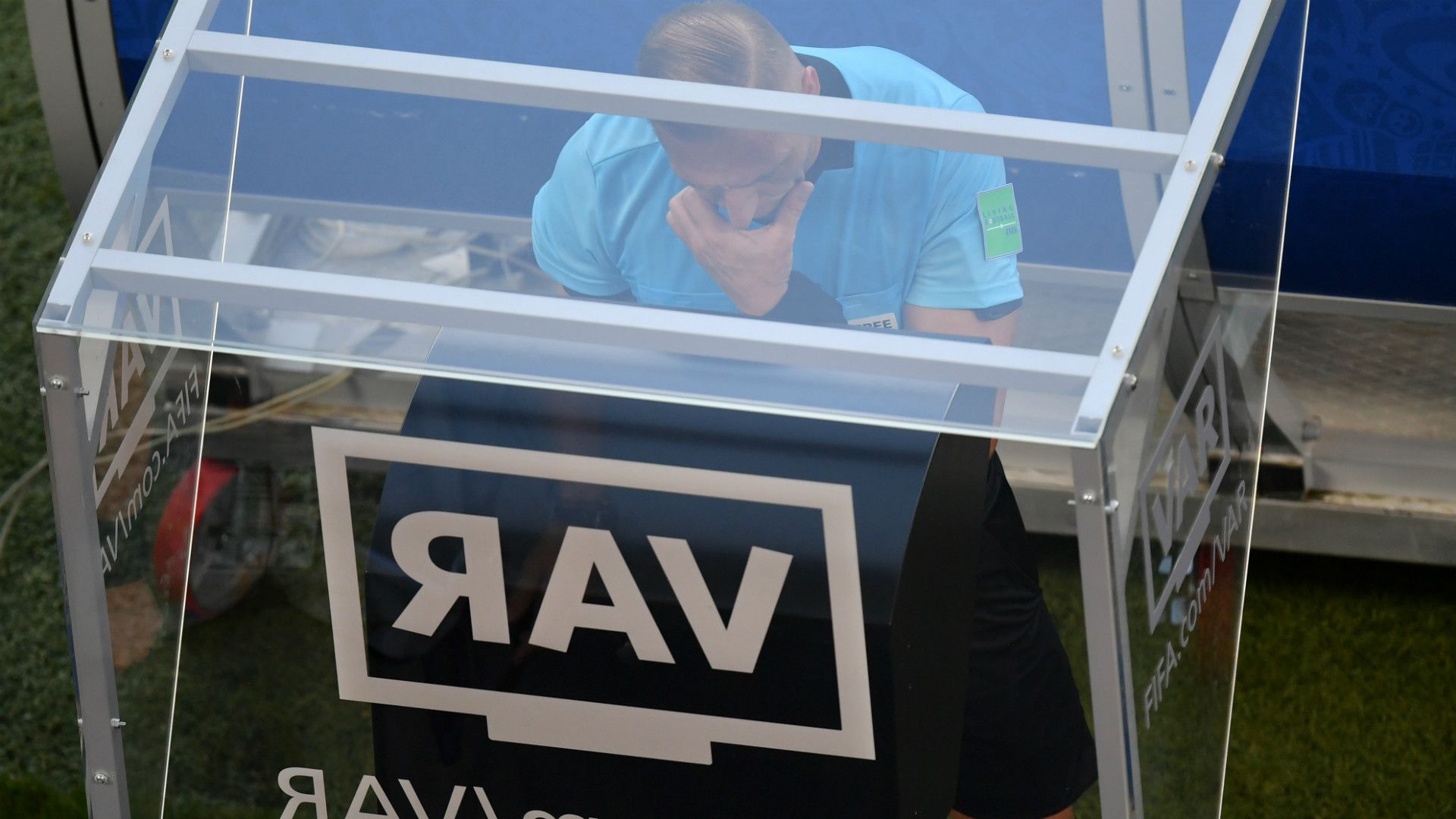 VAR Nestor Pitana referee Mexico Sweden World Cup 2018