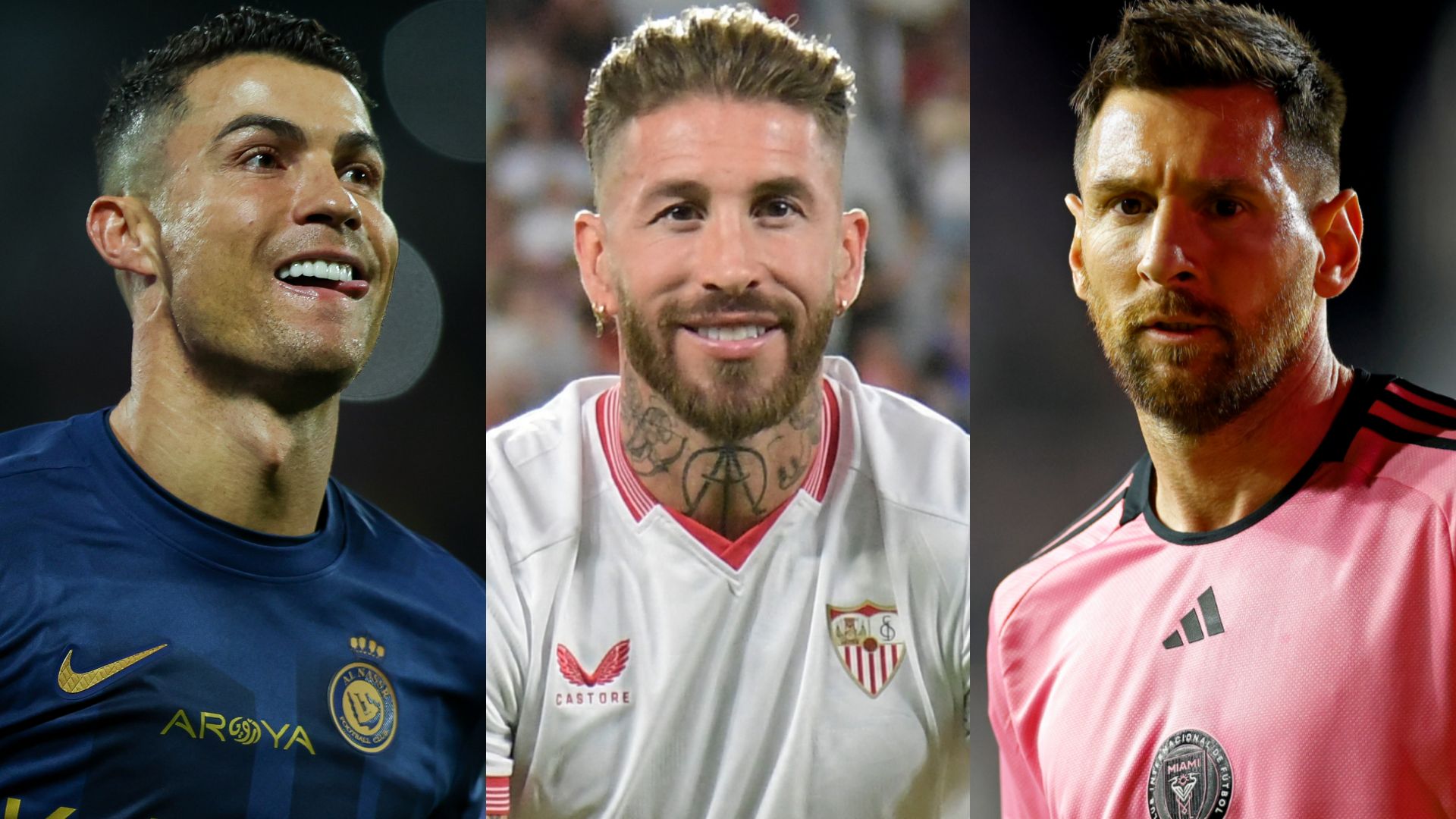 Sergio Ramos Cristiano Ronaldo Lionel Messi 2024