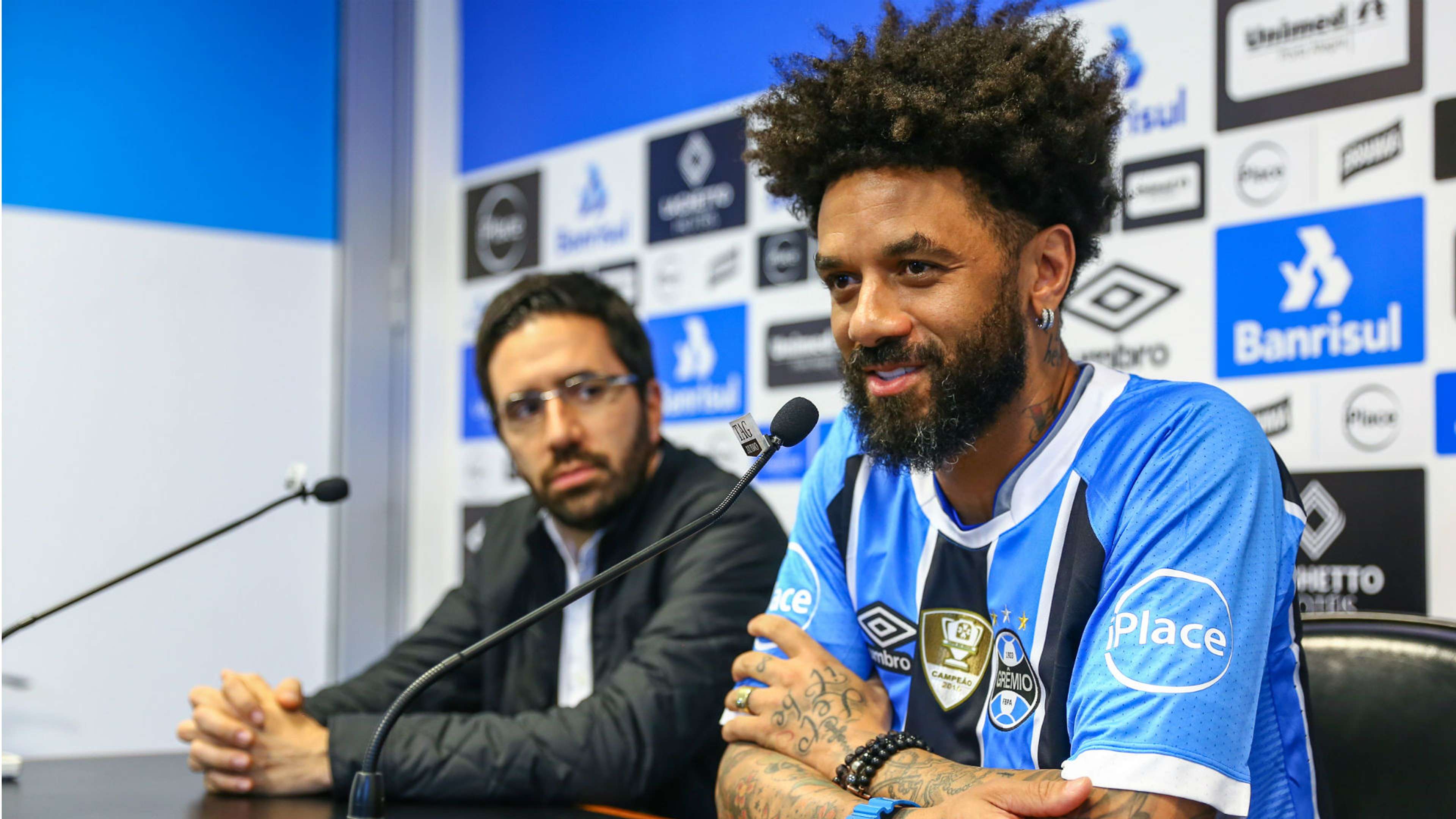 Cristian Grêmio apresentação 05 09 2017