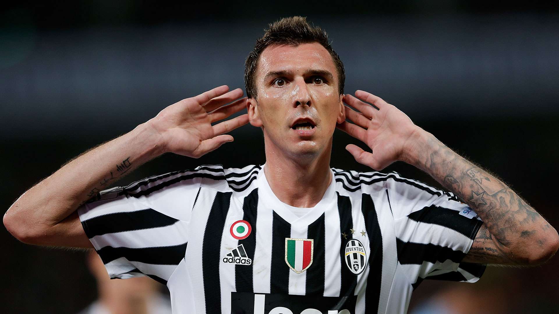 Mario Mandzukic Juventus Lazio Supercoppa Italiana 08082015