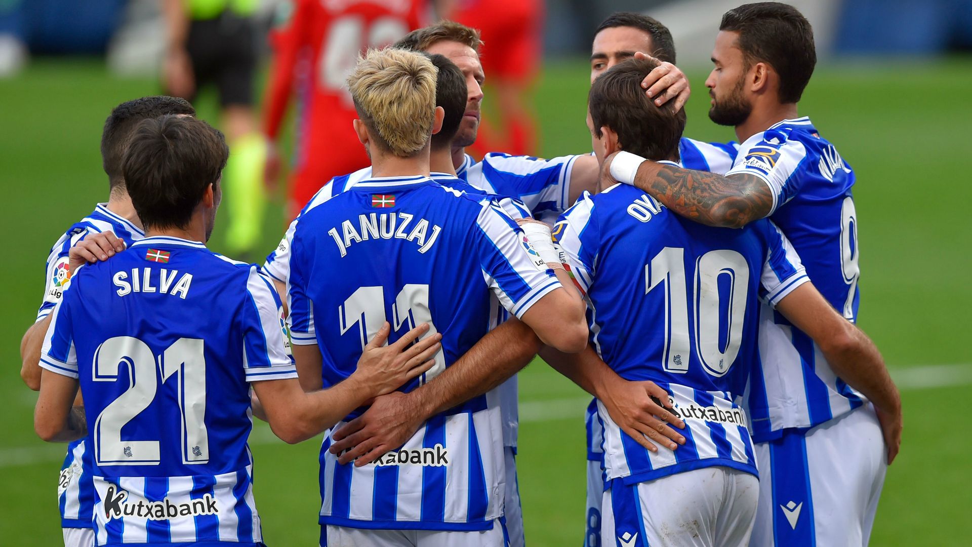 Real Sociedad celebrates