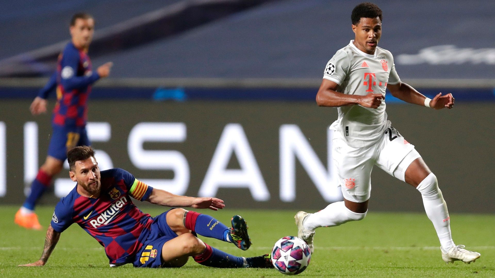 Gnabry Messi Bayern Barcelona