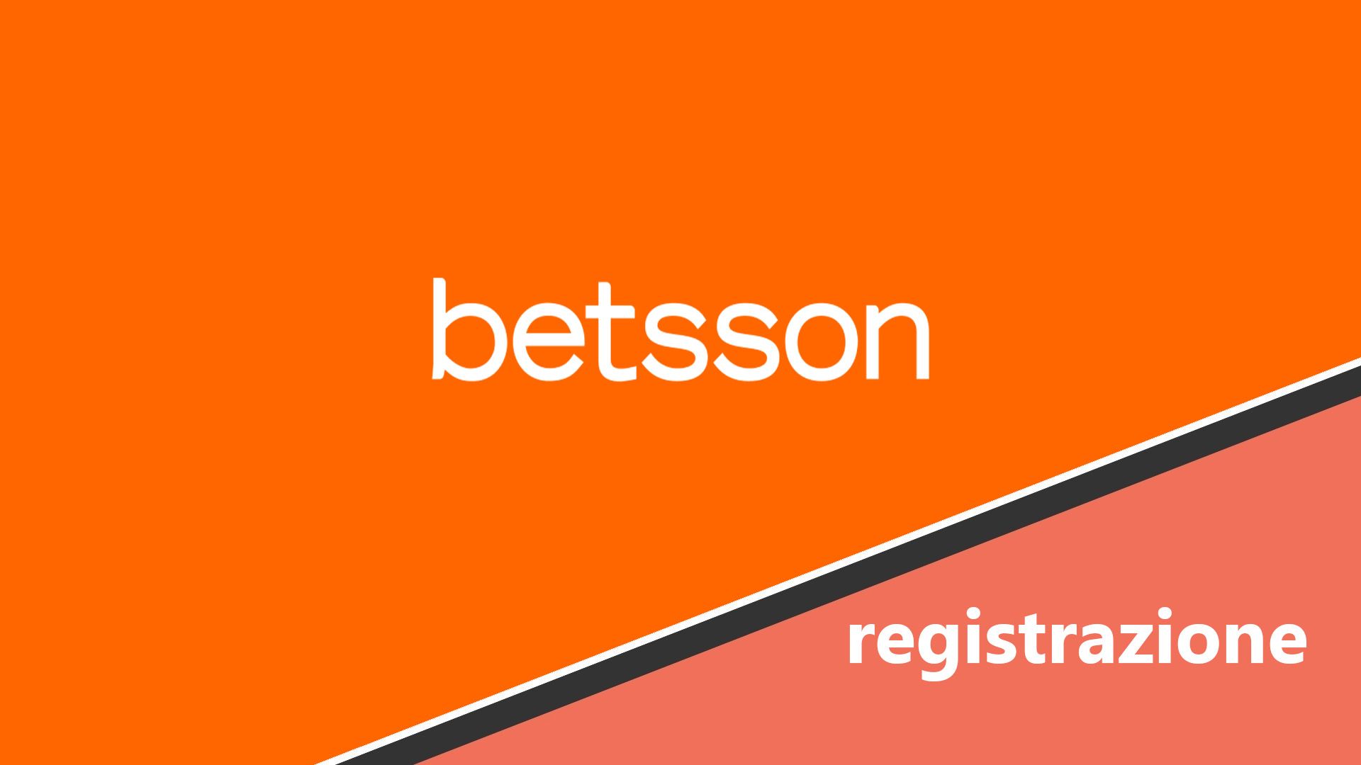 betsson registrazione