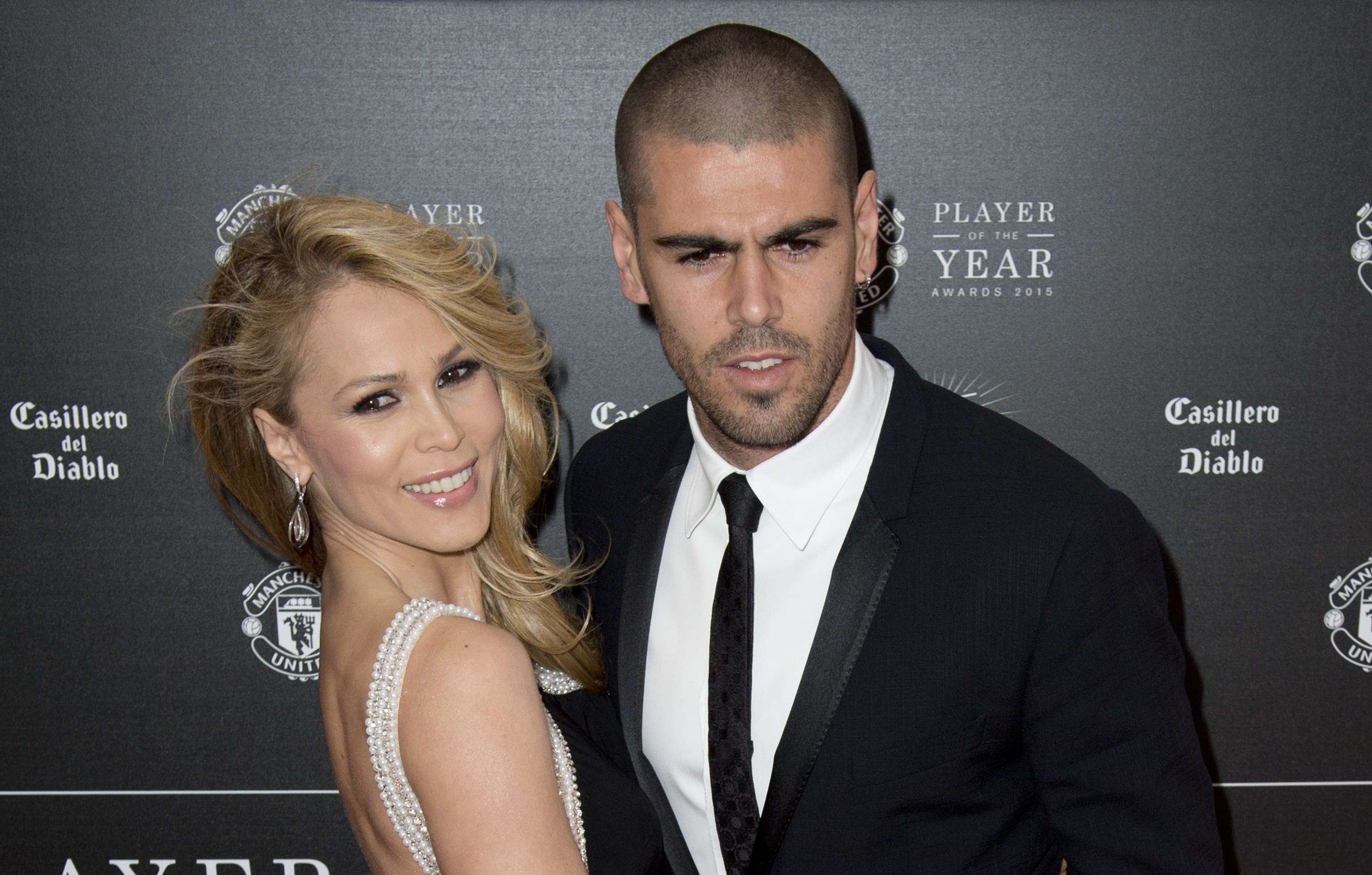 Victor Valdes and wife