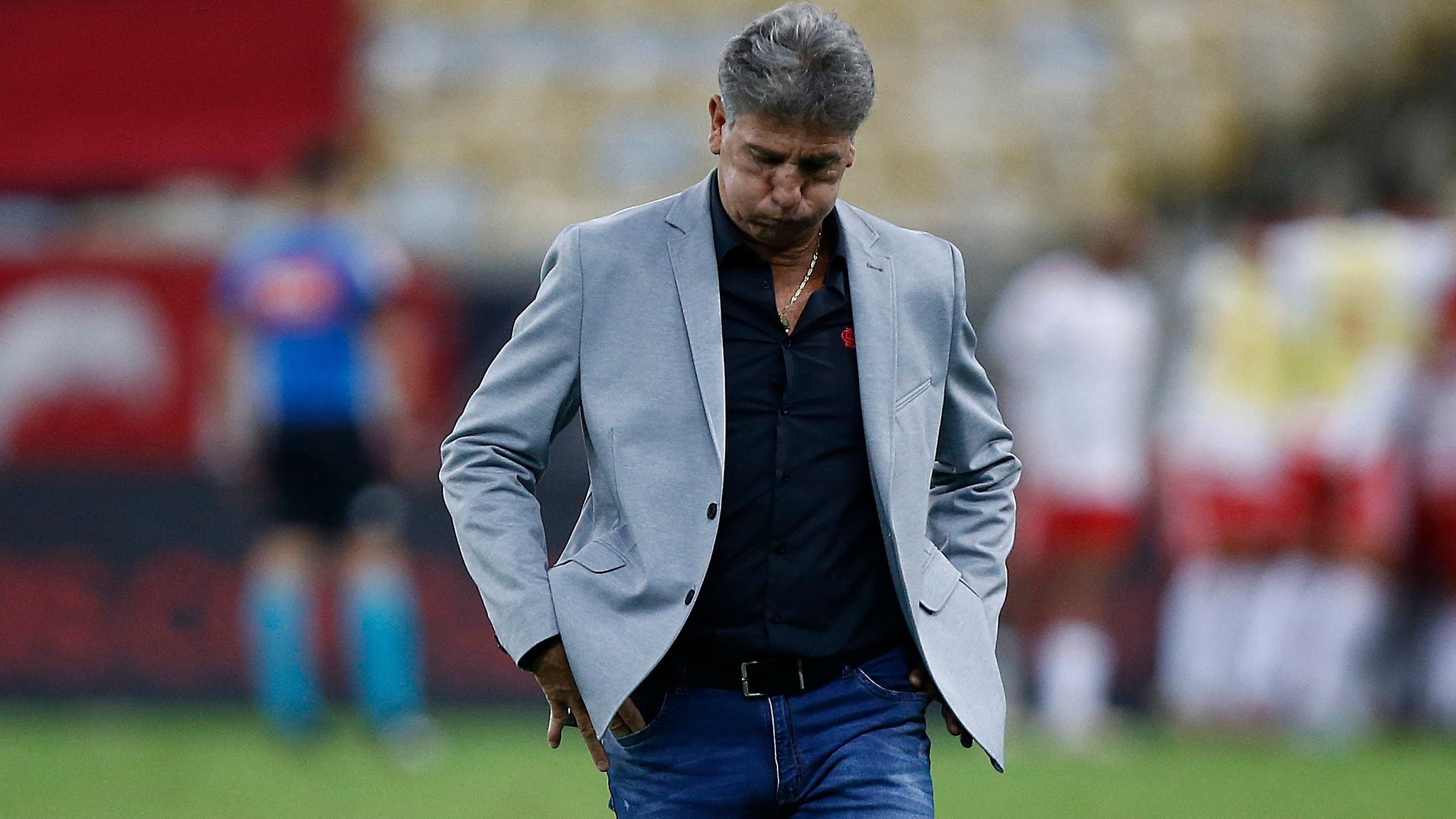 Renato Gaúcho em Flamengo x Internacional