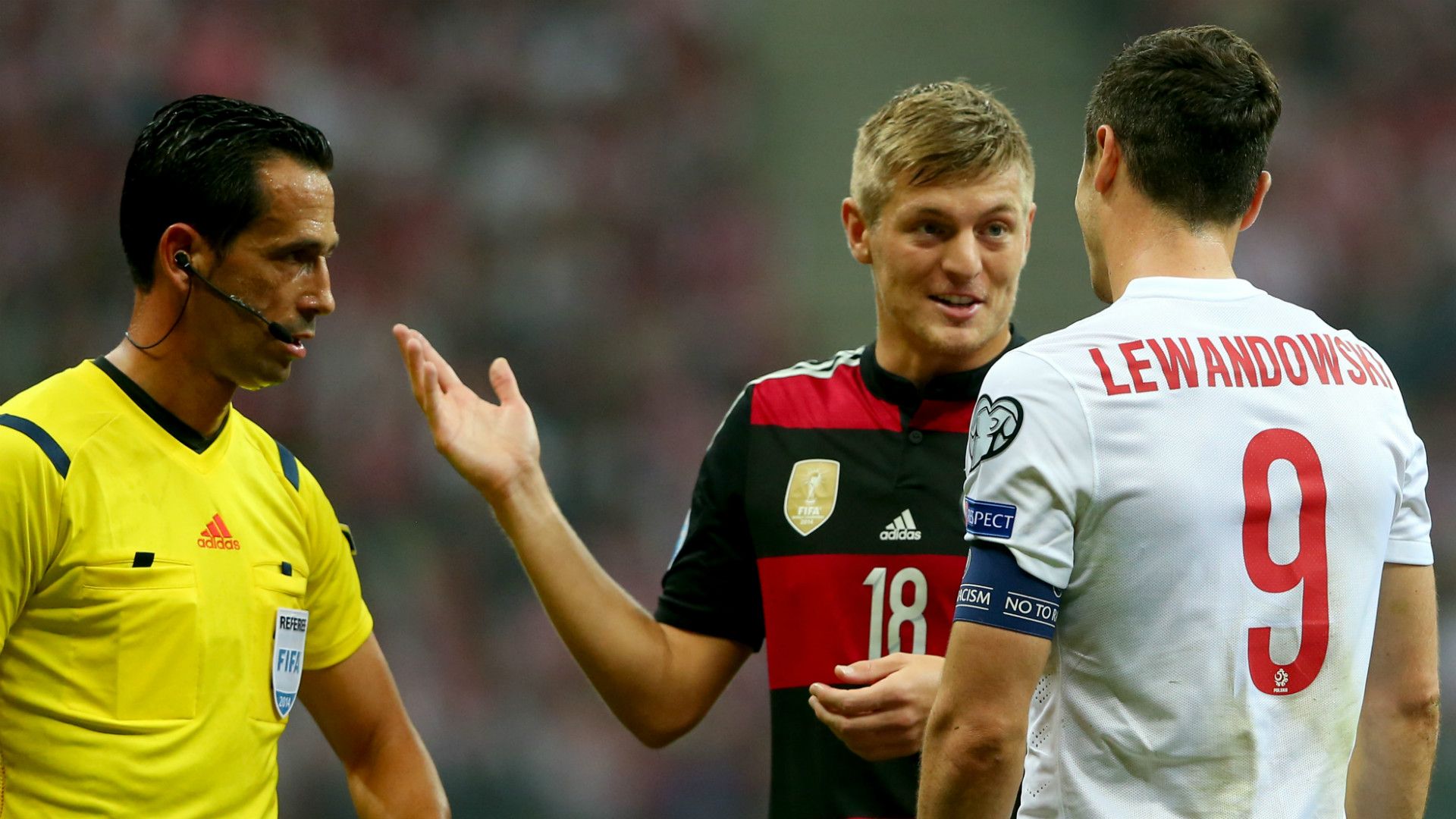 TONI KROOS GERMANY ROBERT LEWANDOWSKI POLAND EC QUALIFICATION 10112014