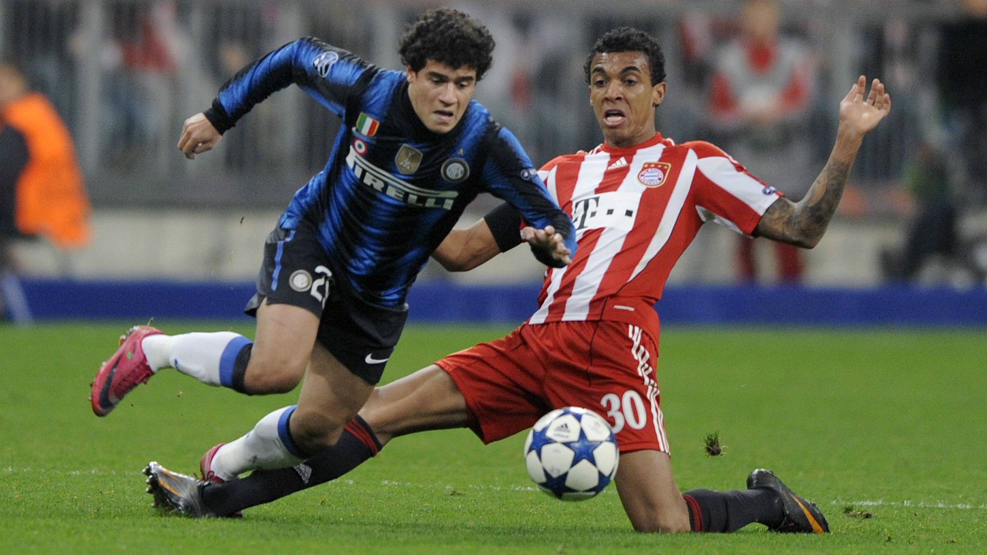 GERMANY ONLY: PHILIPPE COUTINHO INTER LUIZ GUSTAVO BAYERN MÜNCHEN