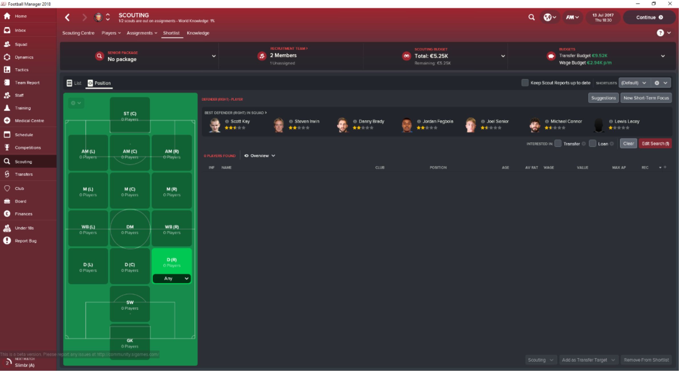 Football Manager 2018
