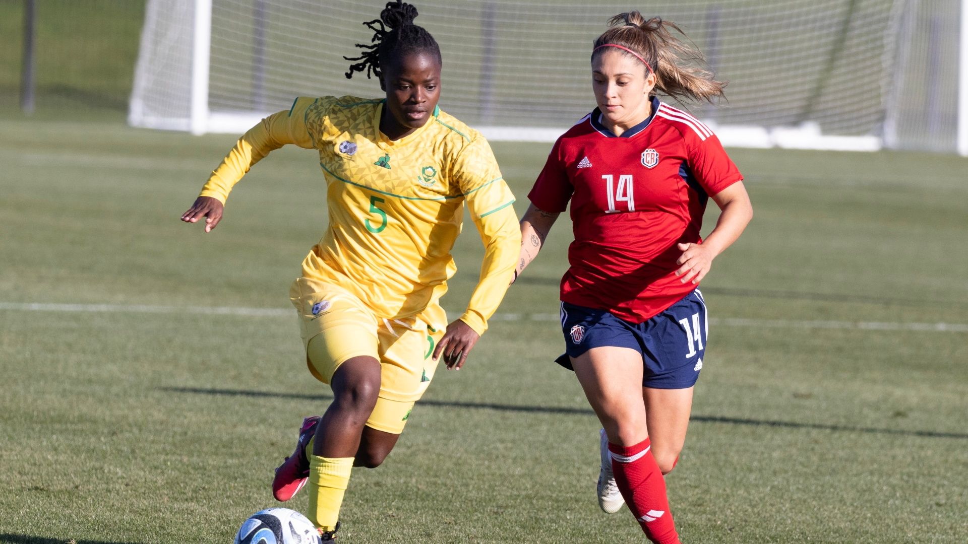 Banyana Banyana defender Fikile Magama vs Costa Rica