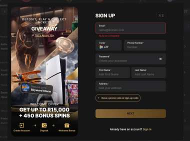 PantherBet Sign Up