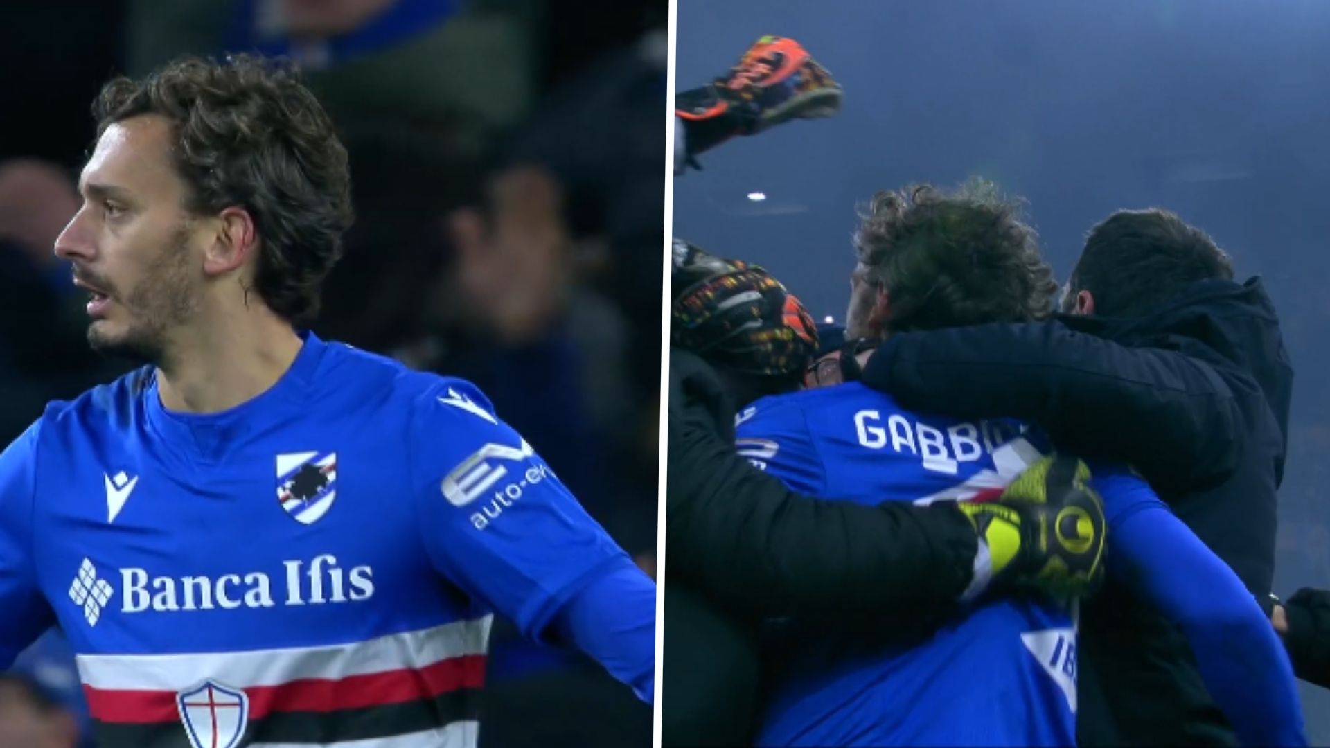 gabbiadini genoa-samp