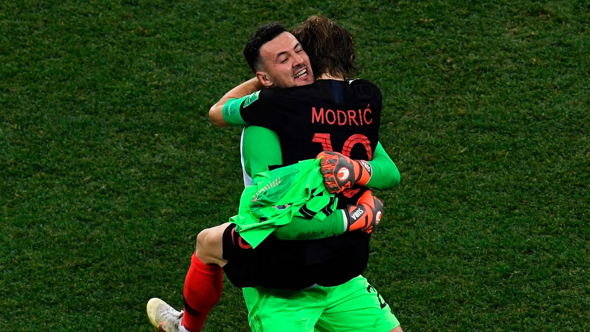 Danijel Subasic Luka Modric Croatia Denmark World Cup 01072018