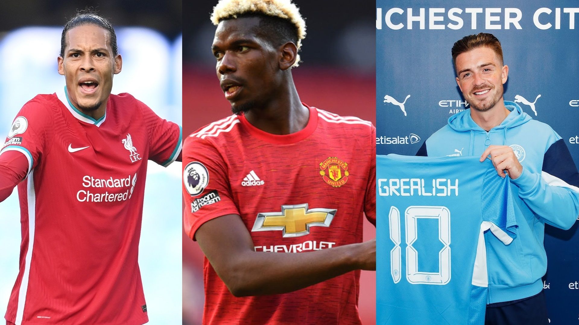 Van Dijk - Pogba - Grealish