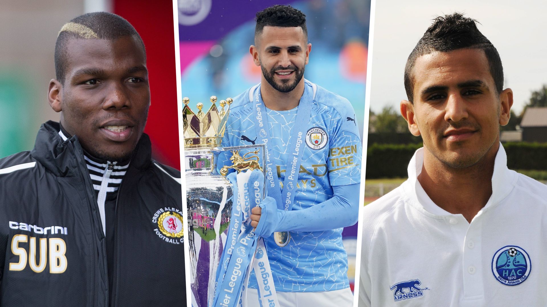 Riyad Mahrez Mathias Pogba