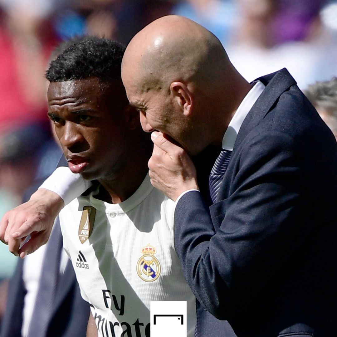 Vinicius Junior Zinedine Zidane Real Madrid GFX