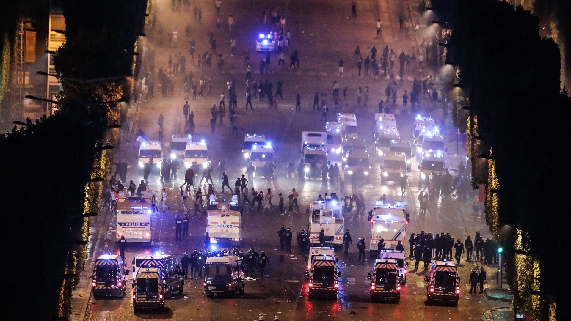 Frankreich Paris Champs Elysee 15072018