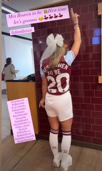 Dani Dyer Ibiza hen do