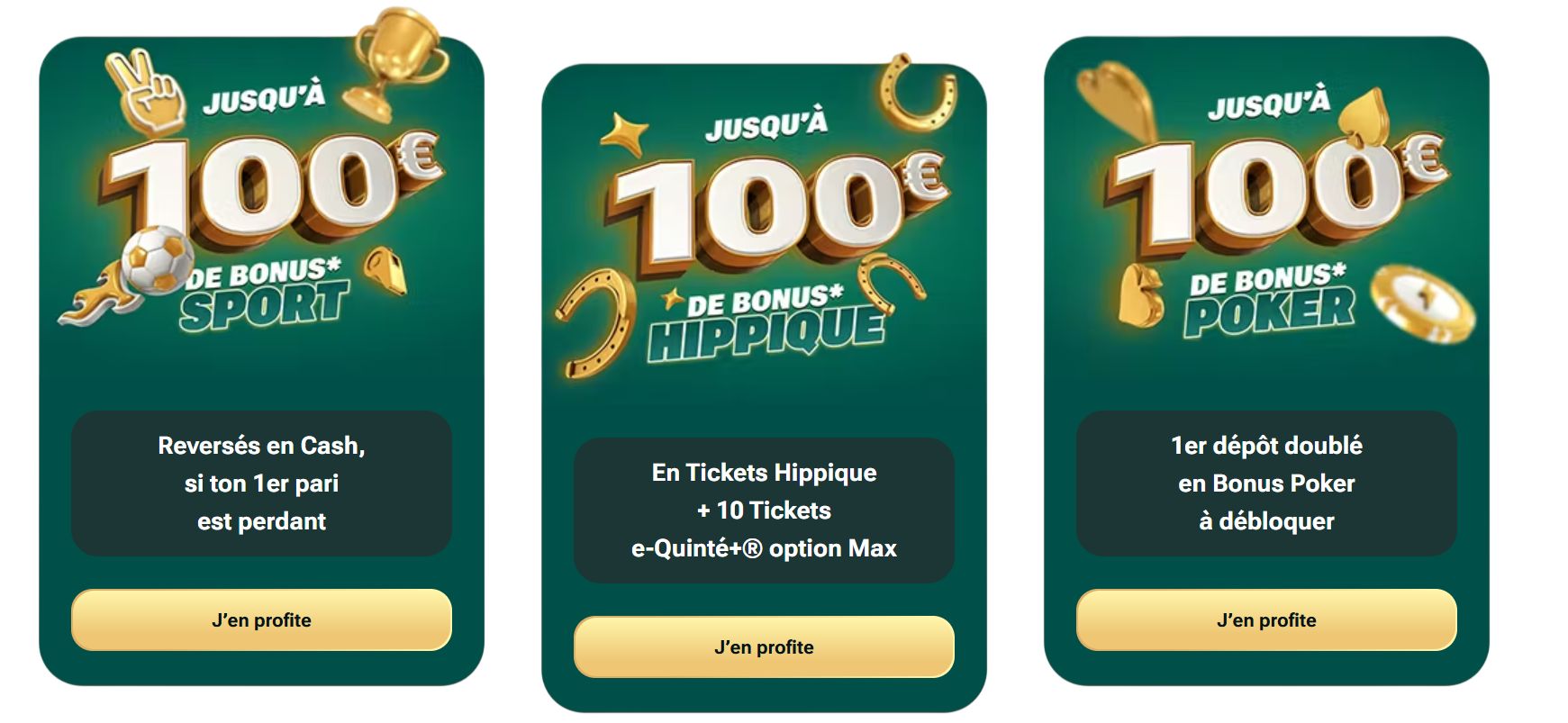 bonus bienvenue pmu