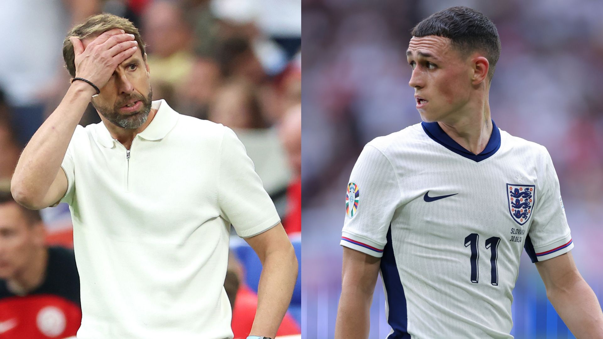 Phil Foden Gareth Southgate