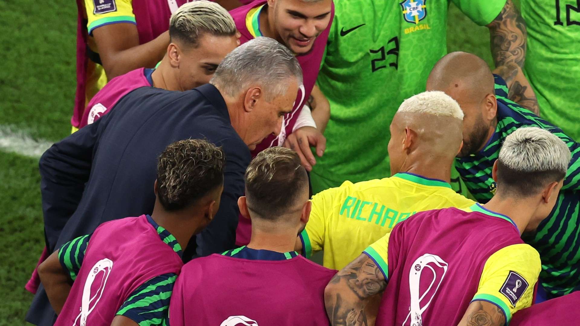 Tite Richarlison Brazil dance 2022 World Cup