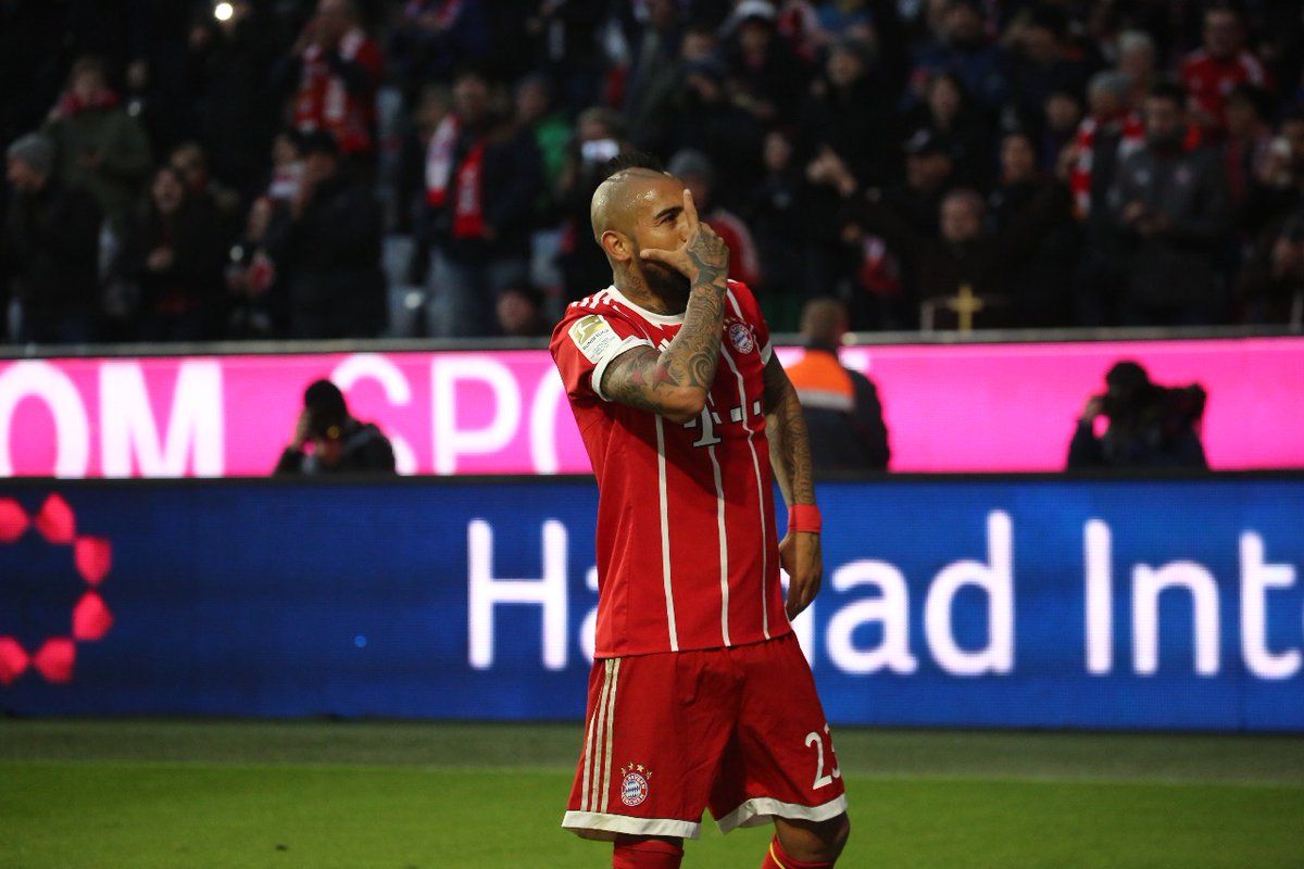 270118 Arturo Vidal Bayern Hoffenheim