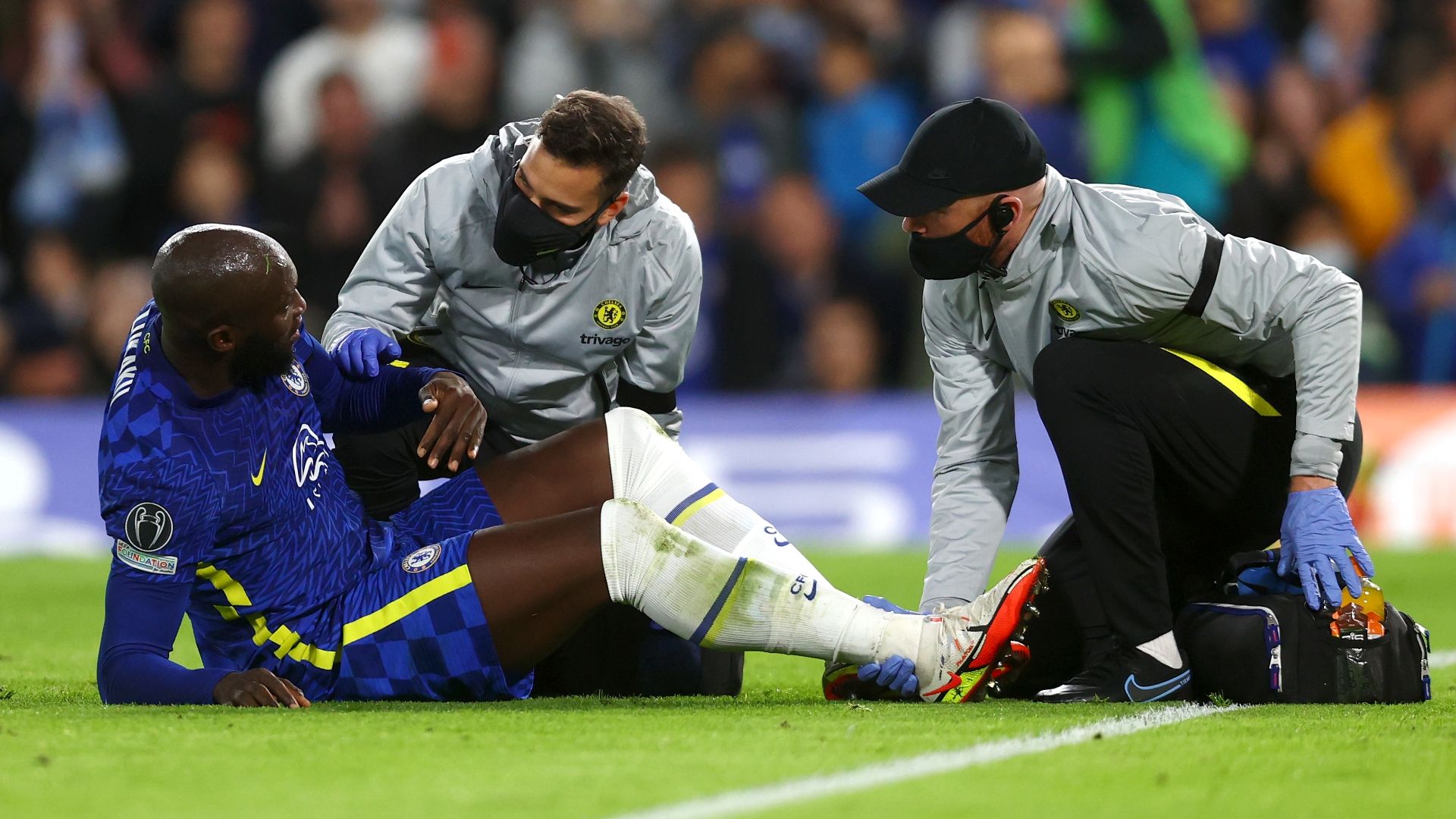 Lukaku injured Chelsea Malmoe