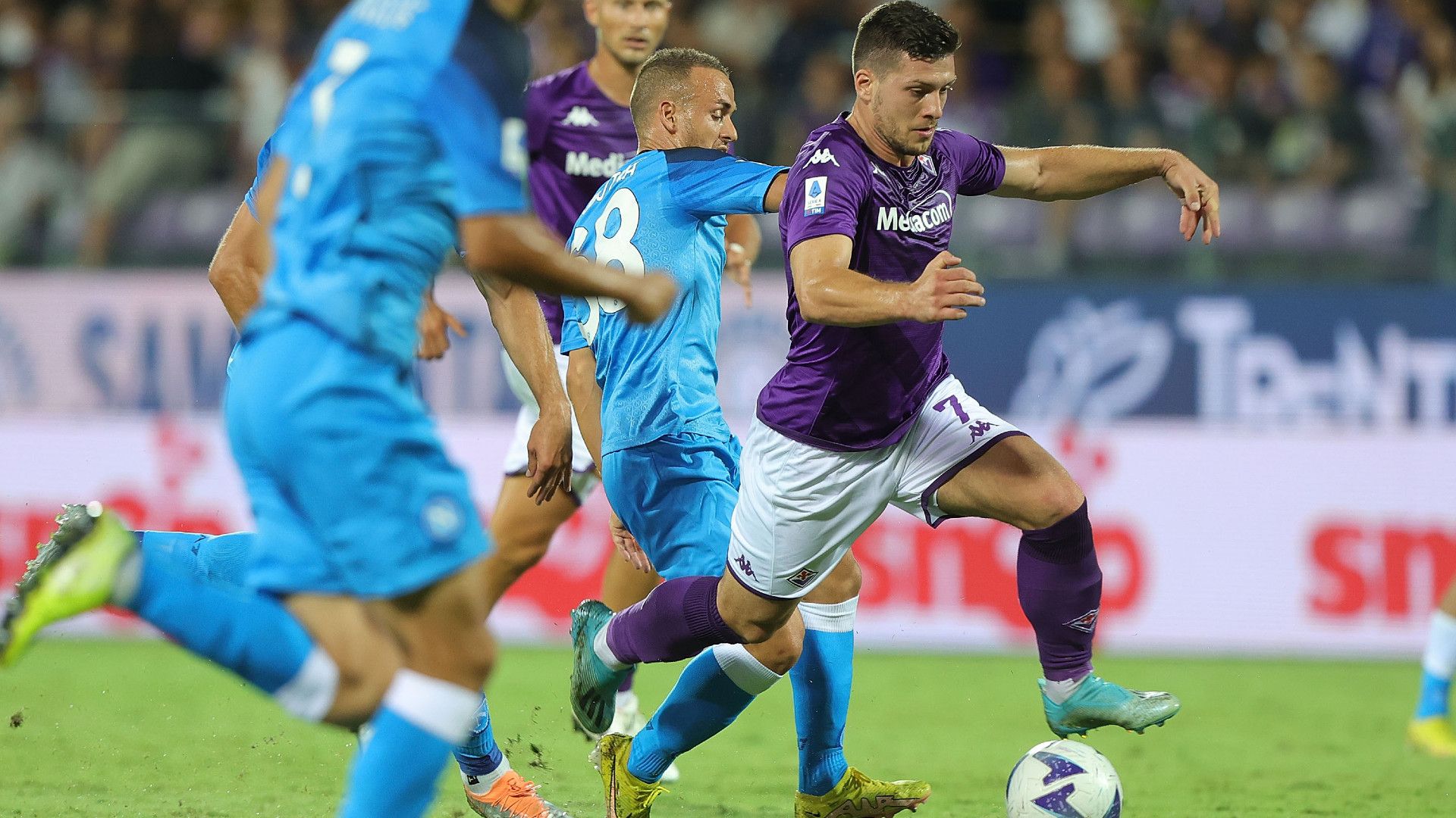 Luka Jovic Fiorentina Napoli Serie A