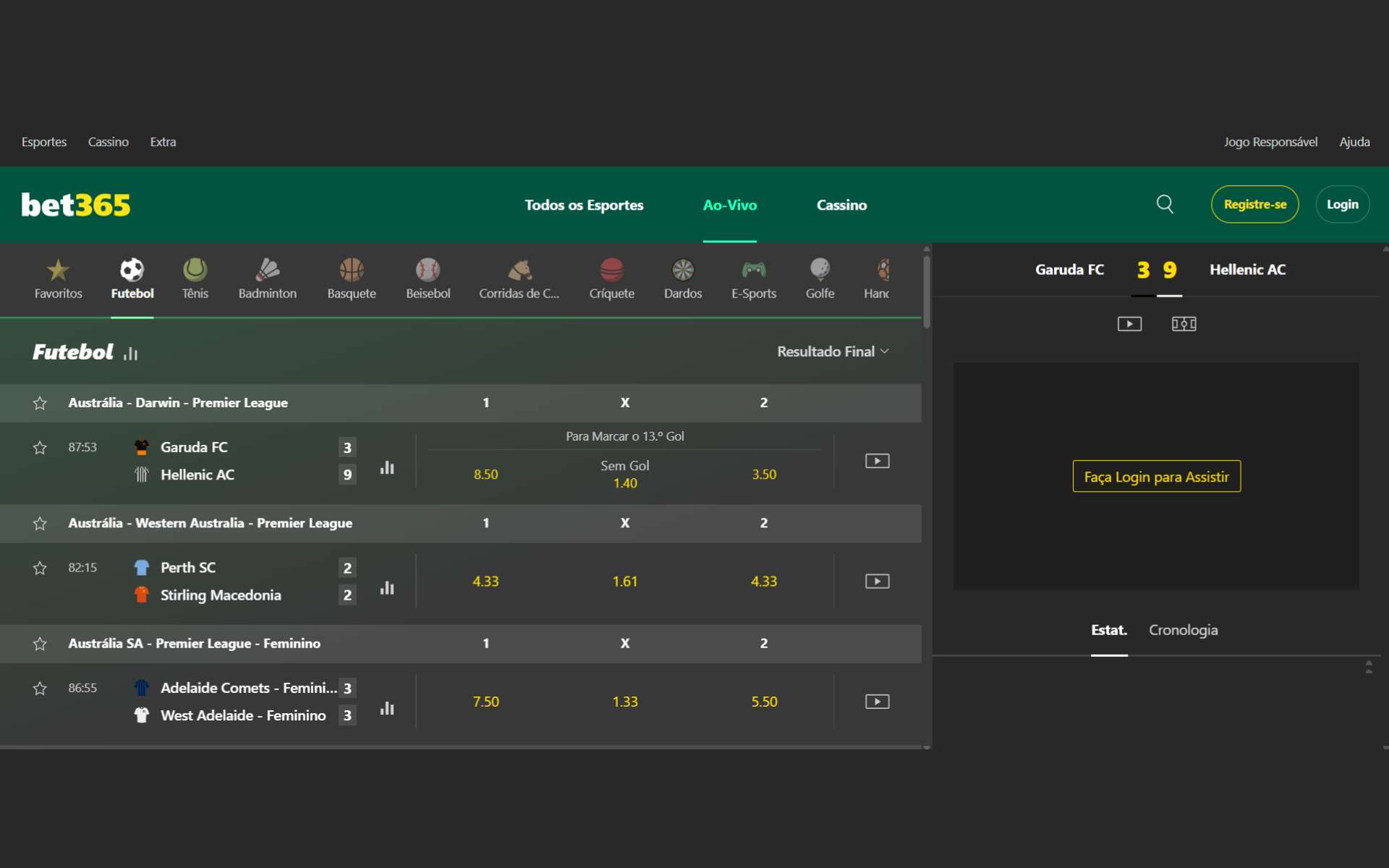 bet365 apostas ao vivo