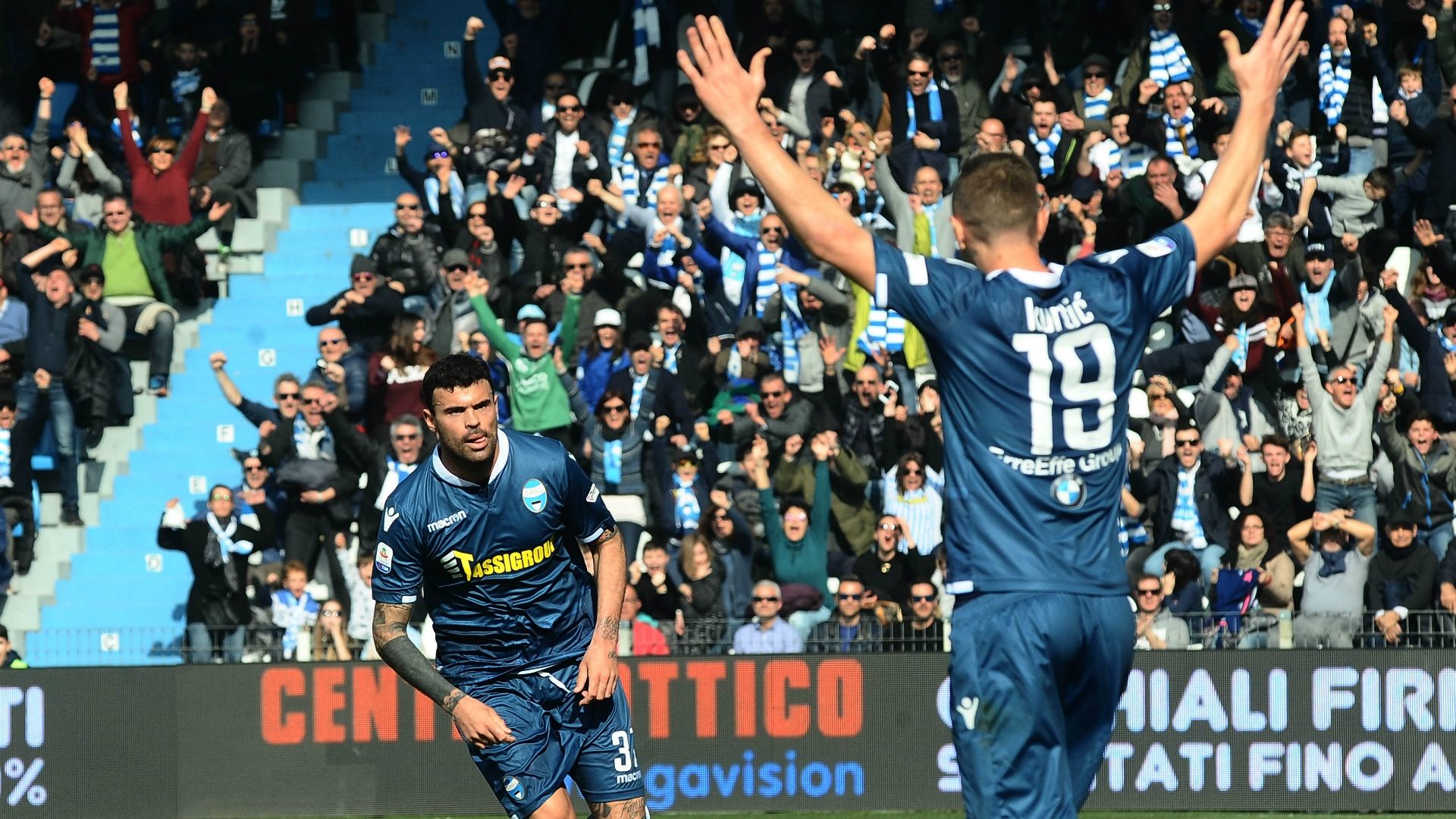 Andrea Petagna Jasmin Kurtic SPAL Fiorentina Serie A