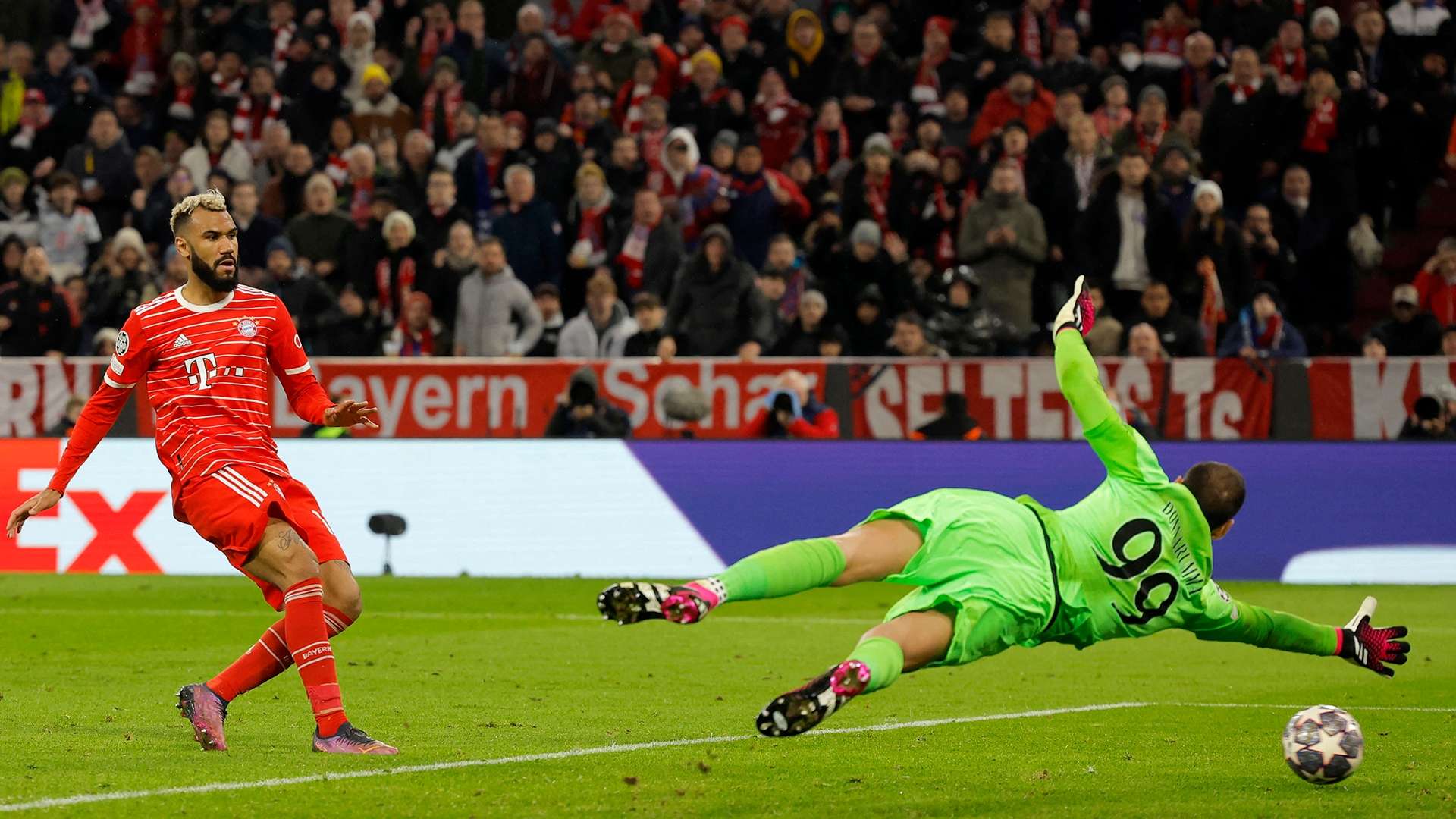 Eric Choupo-Moting goal Bayern Munich PSG Champions League 2022-23