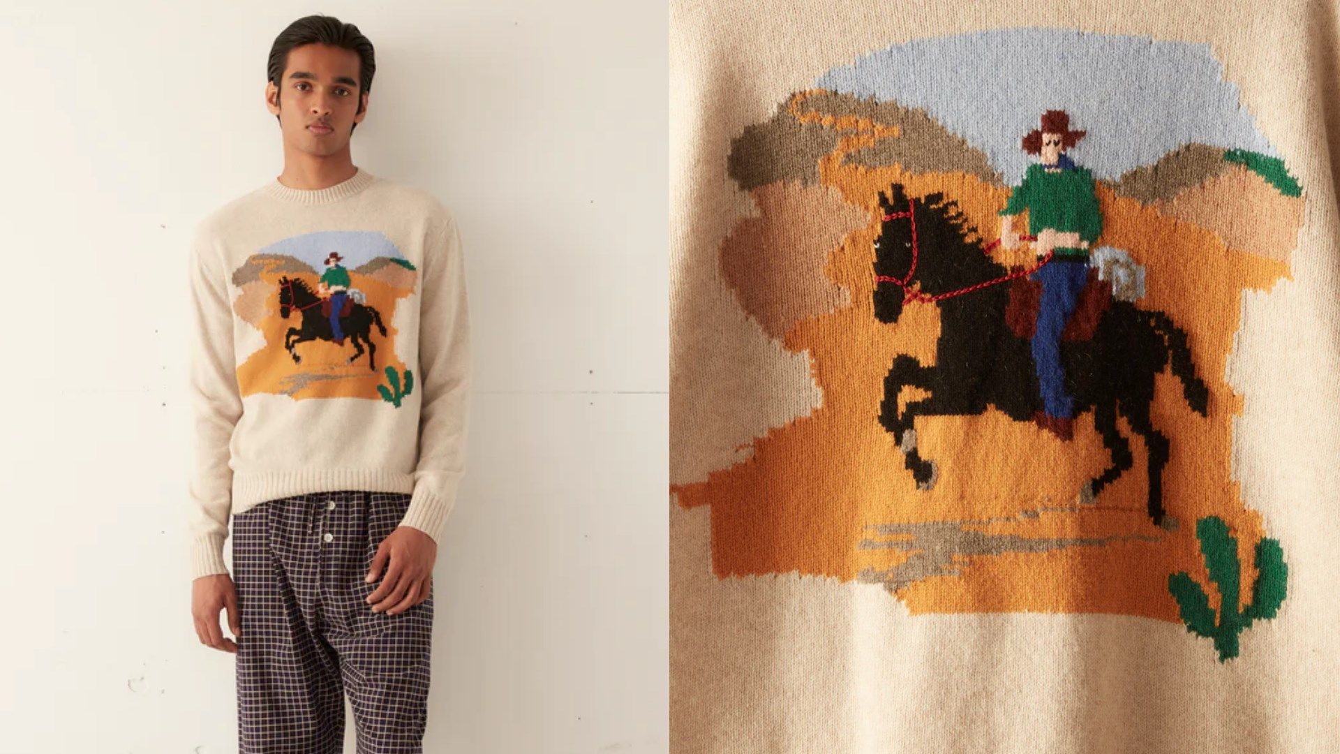 Ryan Reynolds lucky Wrexham cowboy sweater