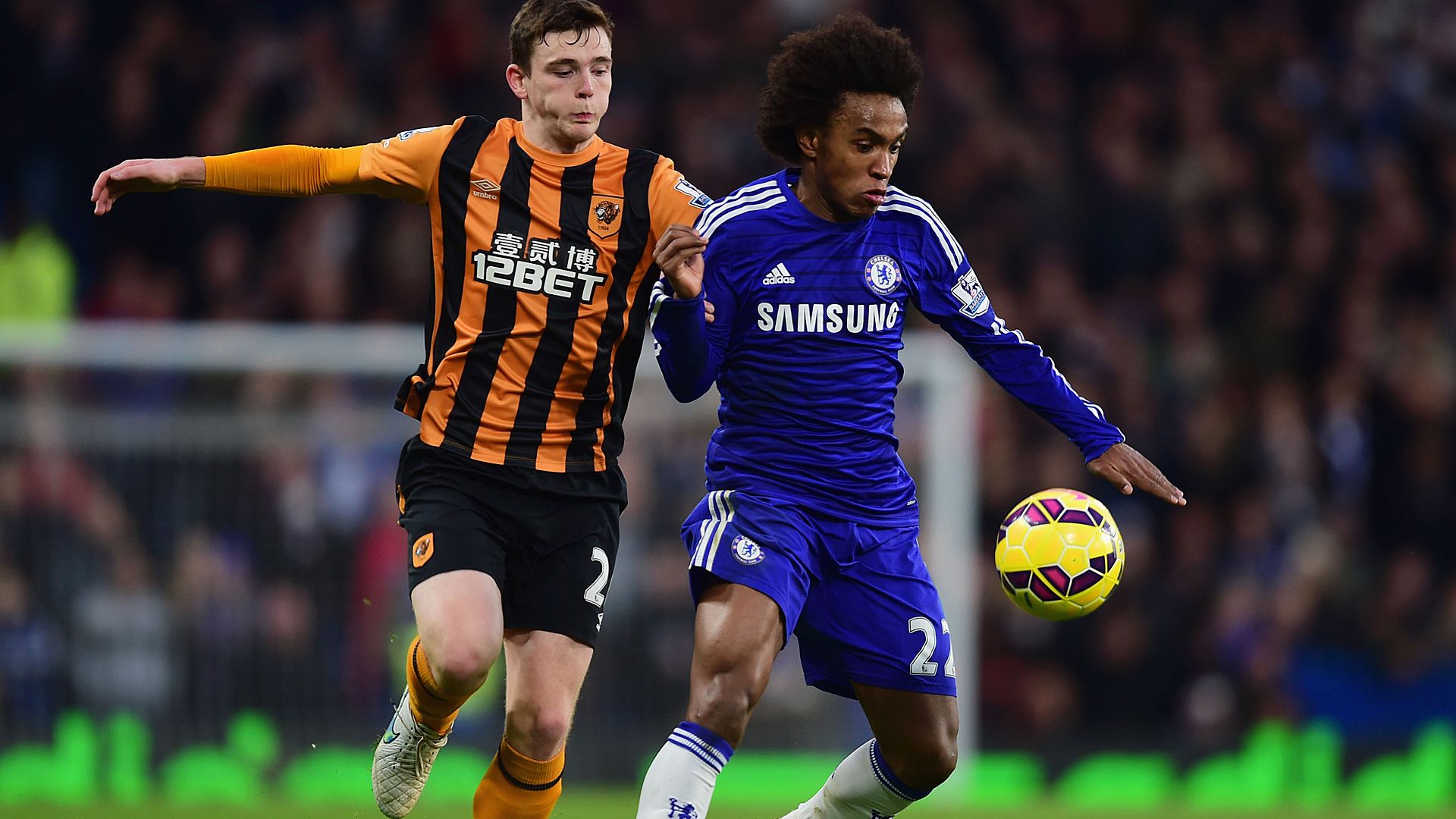 Andrew Robertson Hull City Willian Chelsea 12132014