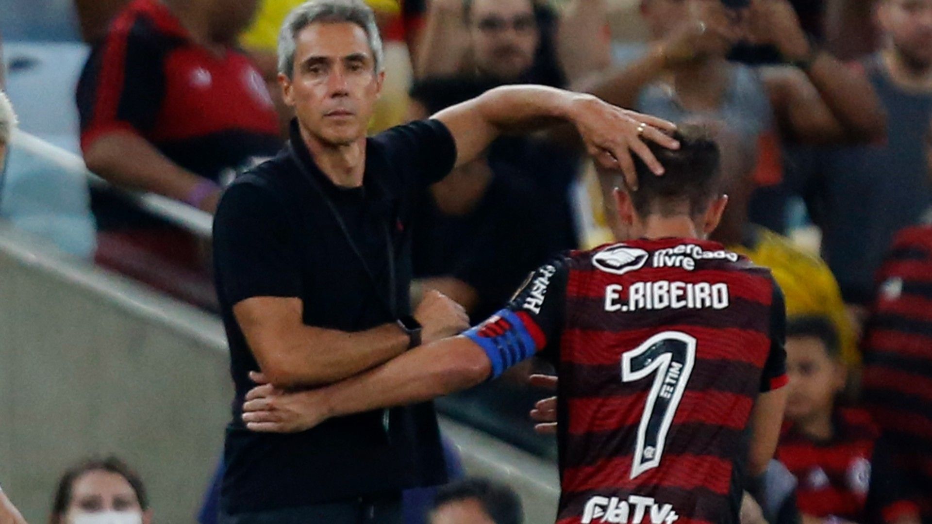 Paulo Sousa Everton Ribeiro Flamengo Talleres Libertadores 12 04 2022