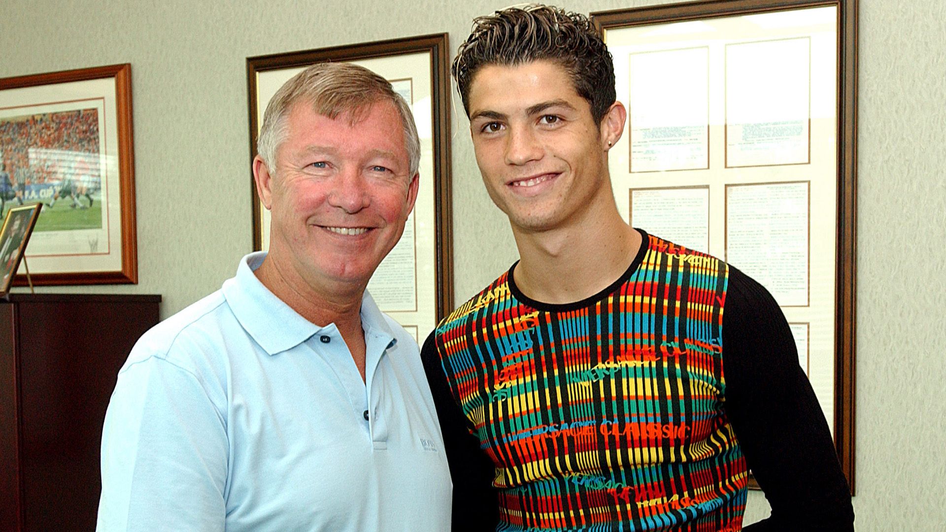 Sir Alex Ferguson Cristiano Ronaldo Man Utd