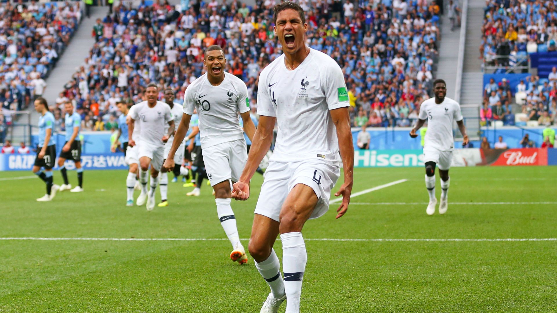 Raphael Varane Uruguay France World Cup 06072018