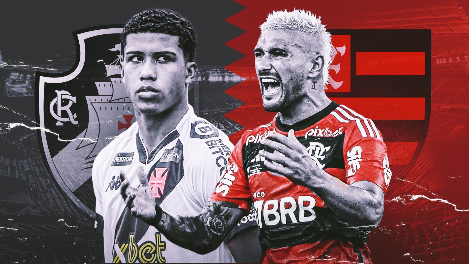 Big Match Vasco x Flamengo, Carioca 2023 Andrey Santos e De Arrascaeta
