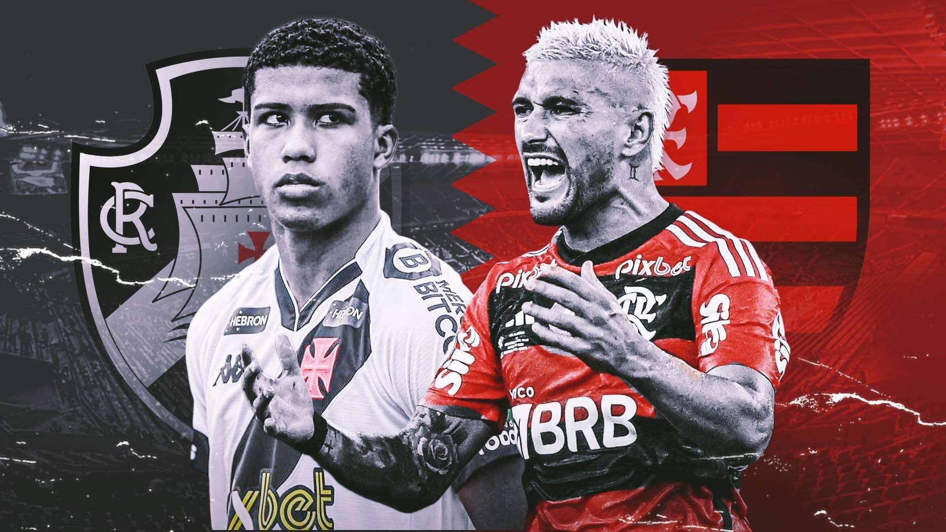 Big Match Vasco x Flamengo, Carioca 2023 Andrey Santos e De Arrascaeta