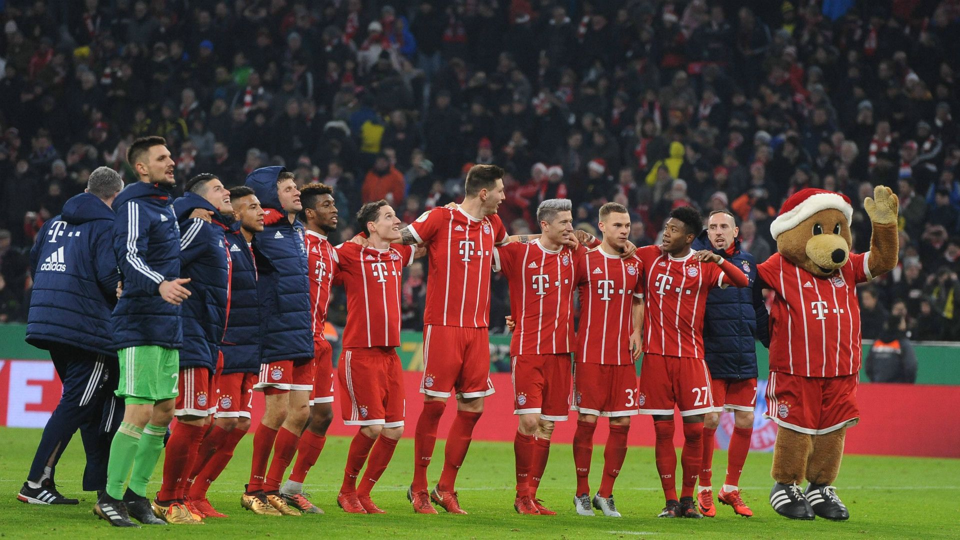 *GER ONLY* FC Bayern celebration Borussia Dortmund BVB