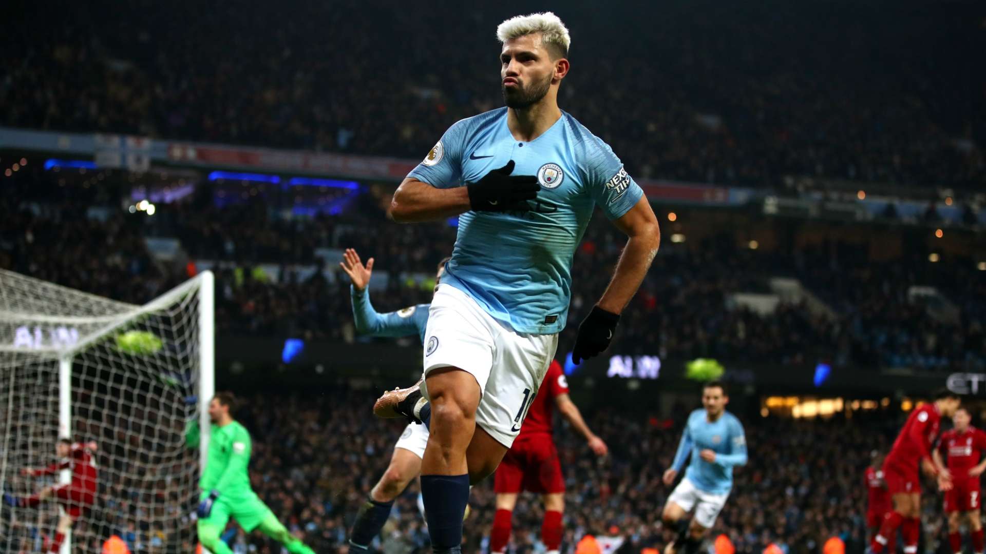 Sergio Aguero Manchester City Liverpool