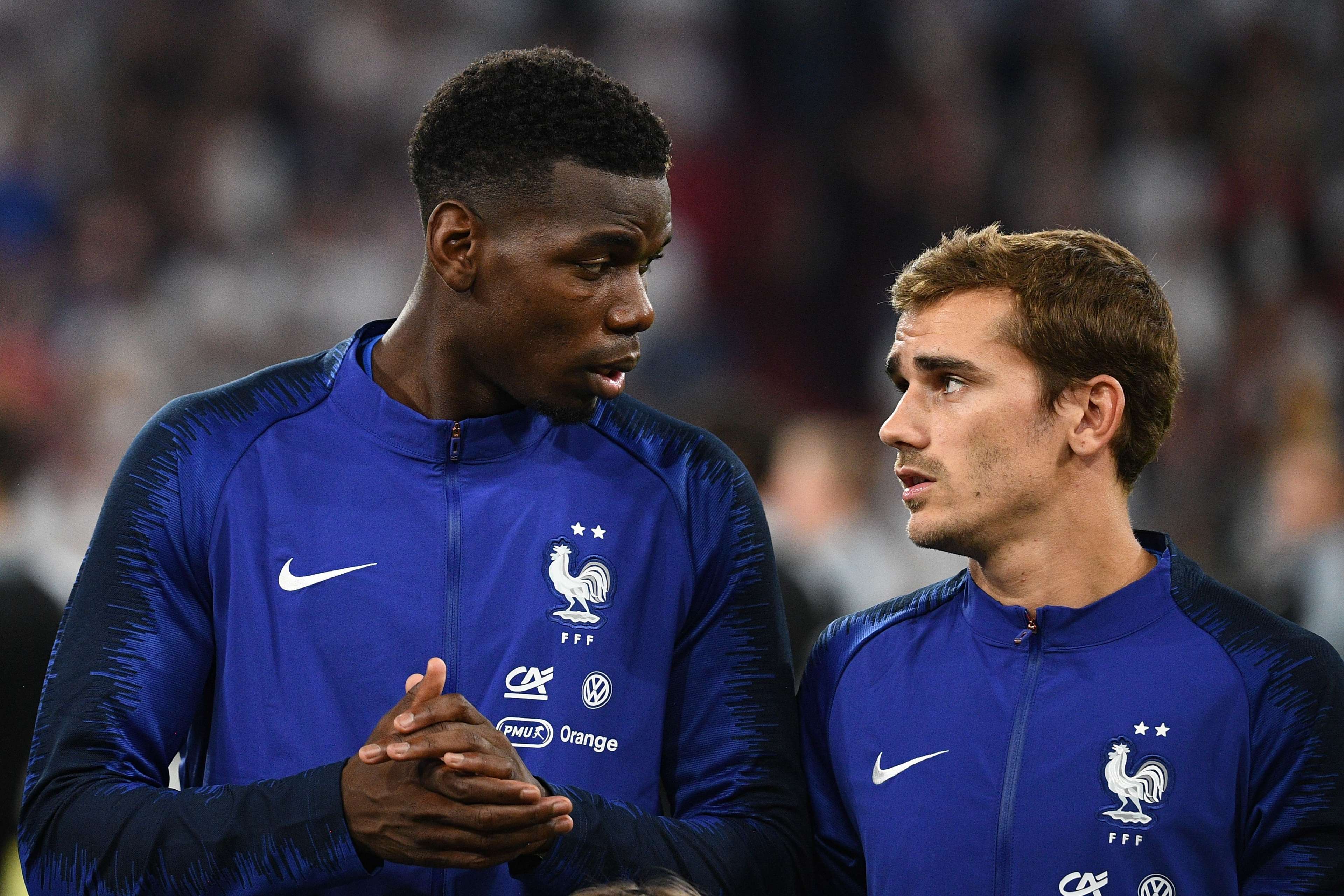 Griezmann Pogba