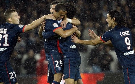 LUCAS MOURA MARQUINHOS PARIS SG LORIENT LIGUE 1 11012013