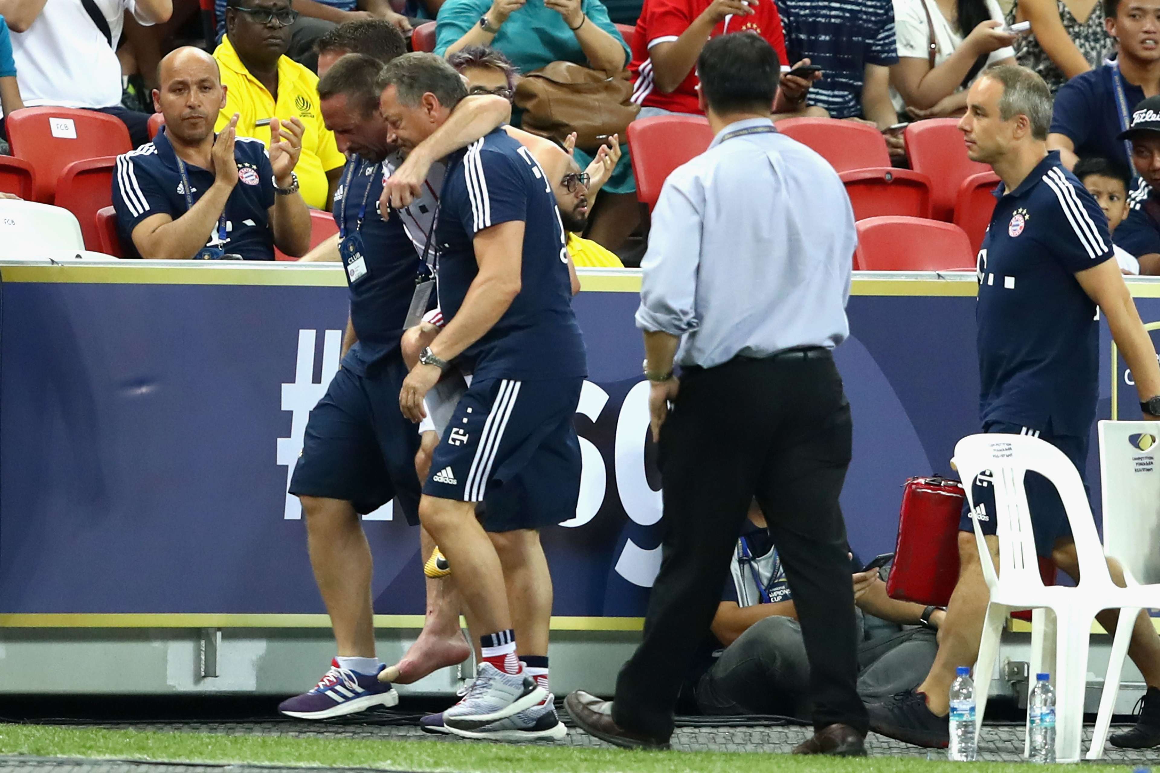 Franck Ribery got injured