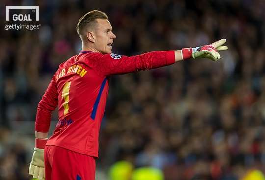 FC바르셀로나 골키퍼 테어 슈테겐. 사진=게티이미지